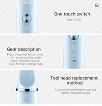 TOSATORE CANI GATTI VGR 3 IN 1 IN  acciaio inossidabile ceramico SILENZIOSO FACILE - ZENCOCCO