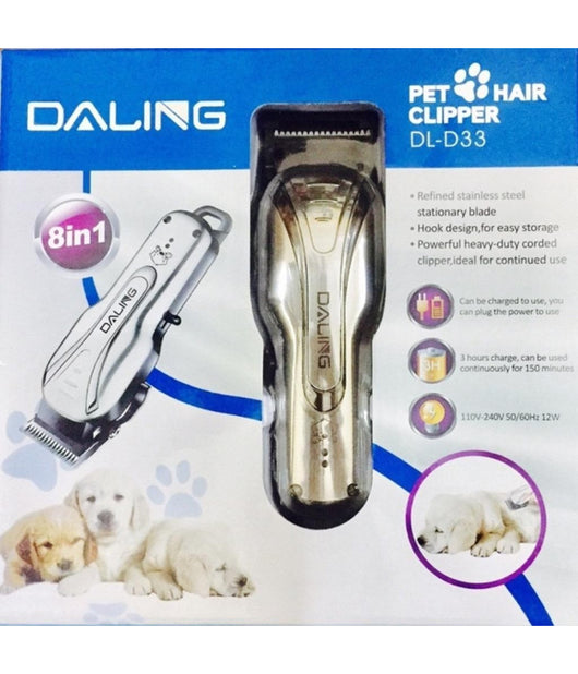 Tosatore Per Cani Tosatrice Professionale Cani Rasoio Pettini Taglio Pelo Dl-d33         