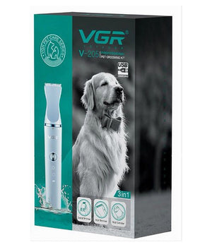 Tosatrice Cani Di Piccola Taglia Con 3 Teste Kit Toelettatura Basso Rumore V-205         