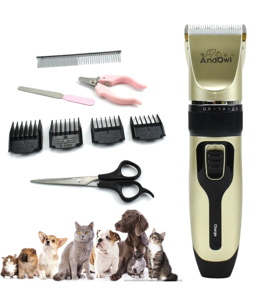 Tosatrice Elettrica Professionale Tagliacapelli Q-cw99 Cordless Per Cani Gatti         