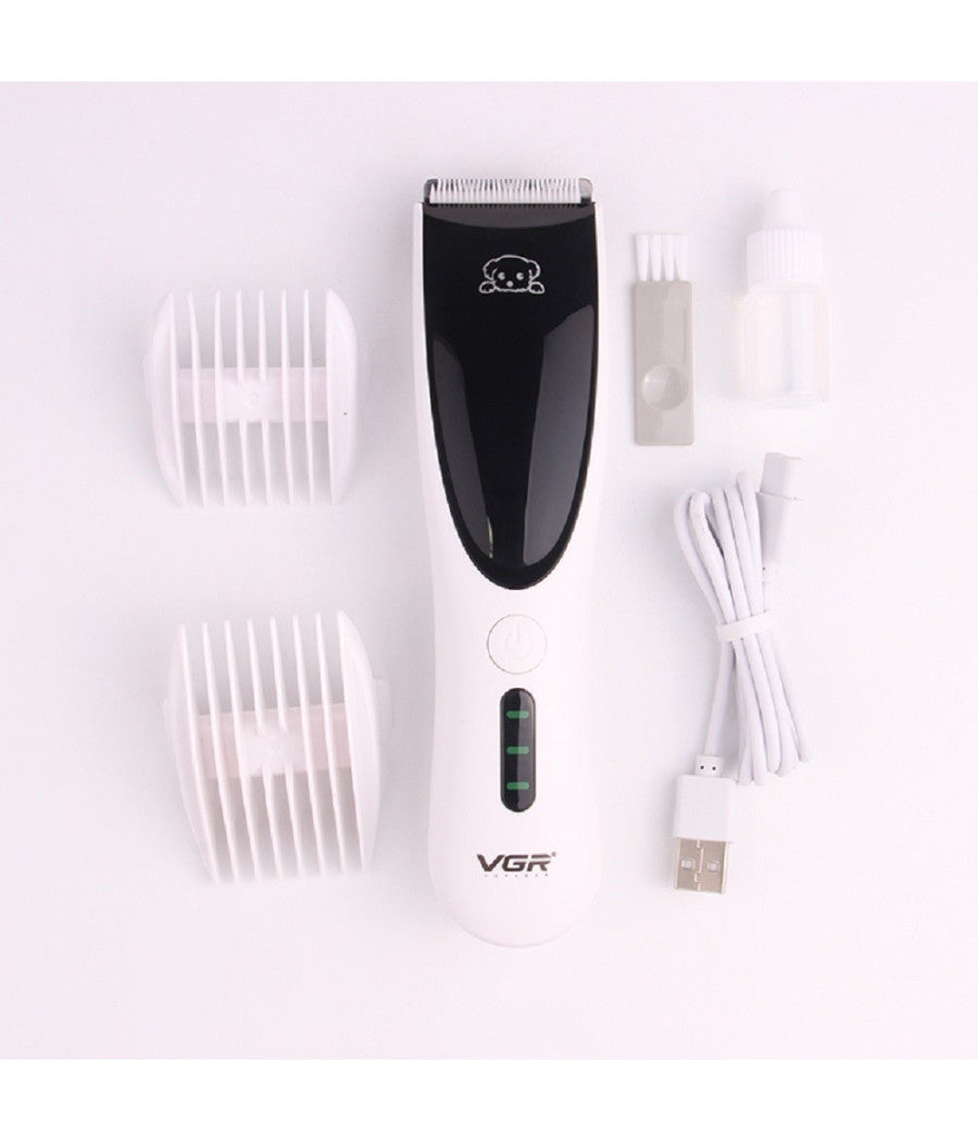 Tosatrice Per Animali Elettrico Ricaricabile Usb A Batteria Professionale V-232         