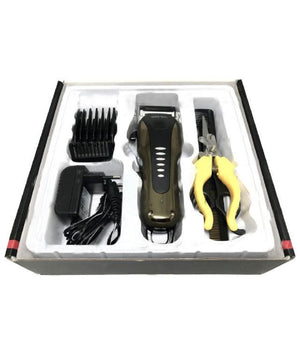 Trade Shop - Tosatrice Professionale Per Cani Animali Domestici Ricaricabile Cordless Gm-6063 -