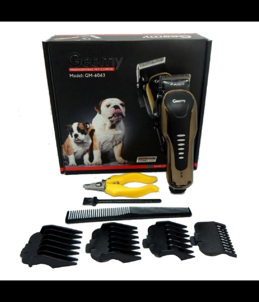 Trade Shop - Tosatrice Professionale Per Cani Animali Domestici Ricaricabile Cordless Gm-6063 -
