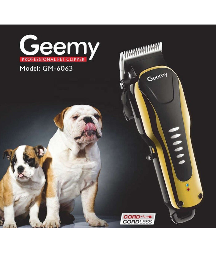 Trade Shop - Tosatrice Professionale Per Cani Animali Domestici Ricaricabile Cordless Gm-6063 -