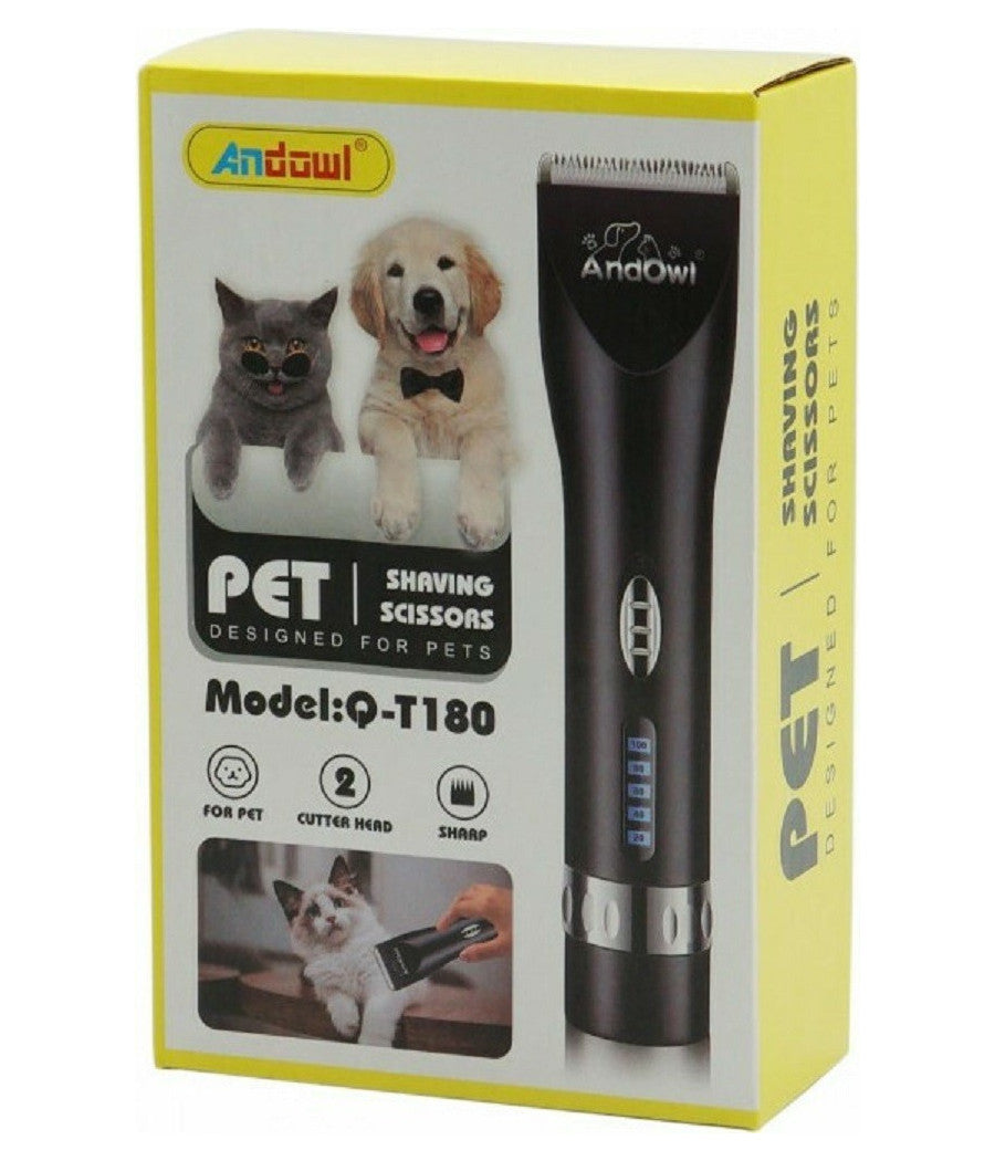 Tosatrice Senza Fili Cani Gatti Rasoio Elettrico Tosatore Ricaricabile Q-t180         