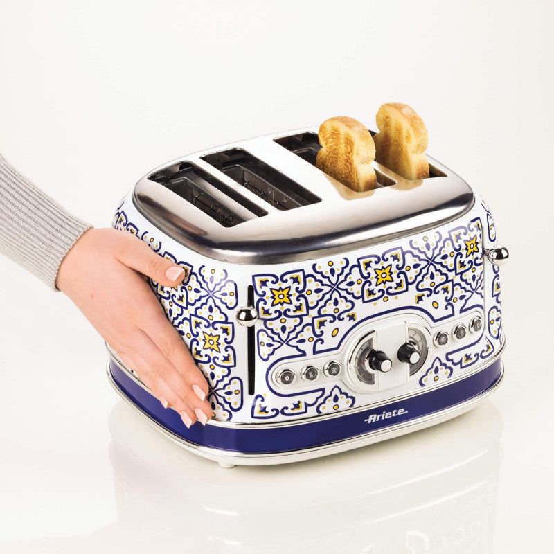Tostapane 1630W - 4 fette - 6 livelli di doratura - Espulsione automatica