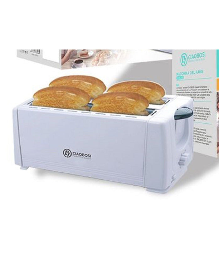 Tostapane Classico Tosta Fette Pane Multifunzione 1200w Vassoio Briciole Tx-8248         