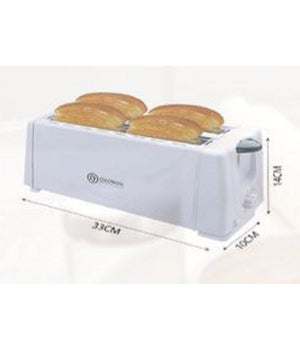 Tostapane Classico Tosta Fette Pane Multifunzione 1200w Vassoio Briciole Tx-8248         