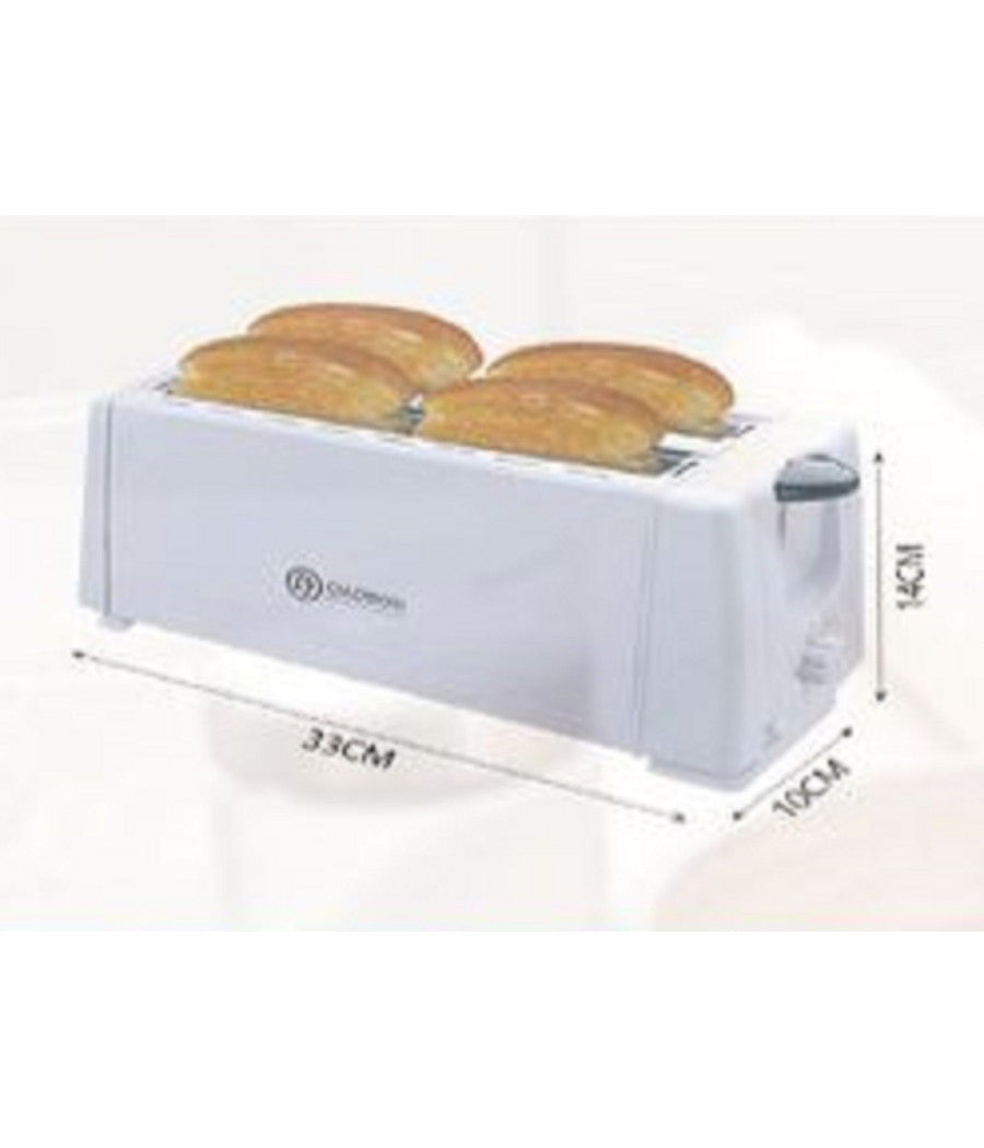 Tostapane Classico Tosta Fette Pane Multifunzione 1200w Vassoio Briciole Tx-8248         