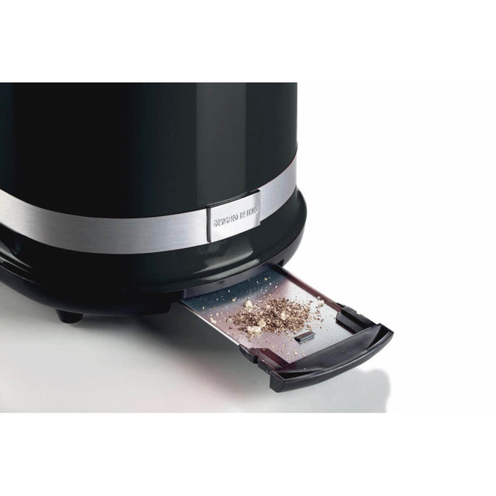 Tostapane Moderna con Pinze - 6 Gradi di Doratura - Scongelamento - Nero