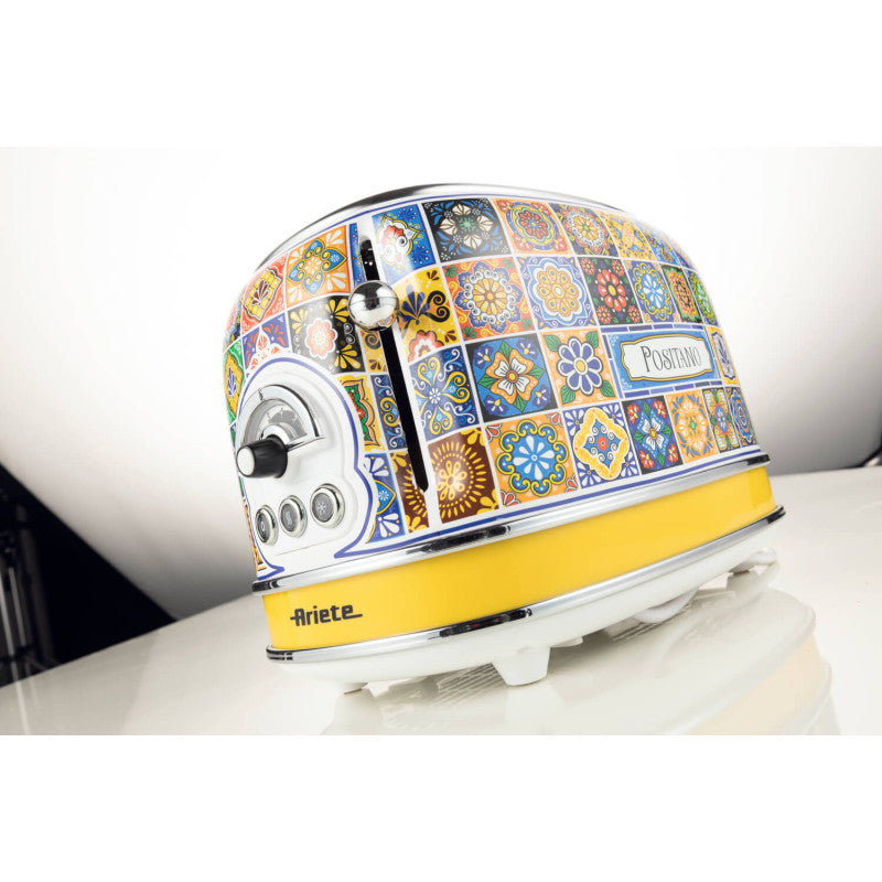 Tostapane Positano 810W - 2 fette - 6 livelli di doratura - Espulsione automatica