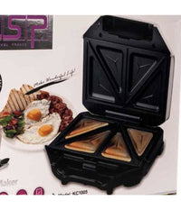 Tostiera Elettrica Piastra Grill Sandwich Antiaderente Tostapane Elettrico 750w         