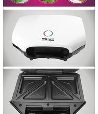 Tostiera Elettrica Piastra Grill Sandwich Antiaderente Tostapane Elettrico 750w         