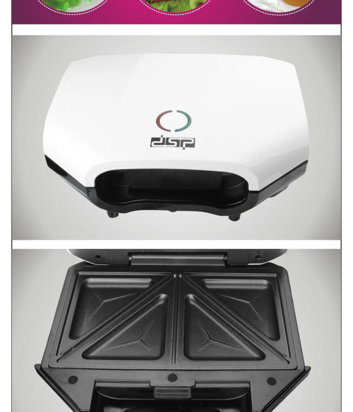 Tostiera Elettrica Piastra Grill Sandwich Antiaderente Tostapane Elettrico 750w         