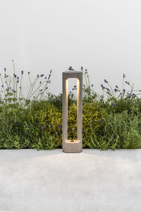 TOTEM 611 3000k, Paletto in Cemento per Esterni, Faro Barcelona