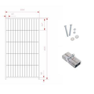 Box per cani da esterno zincatura elettrolitica 200x200x altezza 180 centimetri