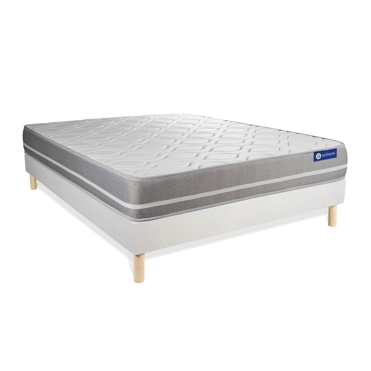 Kit rete e materasso matrimoniale Actimemo touch 140x200cm - Spessore : 20cm- memory foam - Bilanciato -