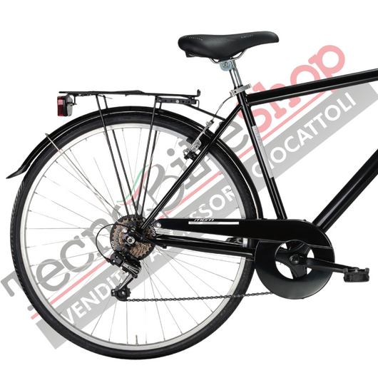 Bicicletta City Bike Trekking Uomo MBM Touring M 28" 6V-Nero(Black)