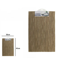 Trade Shop - Tovaglietta Tovagliette All'americana Colazione Cucina 30 X 45 Cm Marrone 72291 -