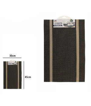 Tovaglietta Tovagliette Colazione Americana Cucina 30 X 45 Cm 72289 Grigio Scuro         