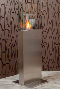 Biocamino Torre - Nero opaco