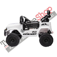 Tecnobike Shop Auto Macchina Elettrica per Bambini Toyota Fj Cruiser Ride-on 12V-Bianco