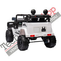 Tecnobike Shop Auto Macchina Elettrica per Bambini Toyota Fj Cruiser Ride-on 12V-Bianco
