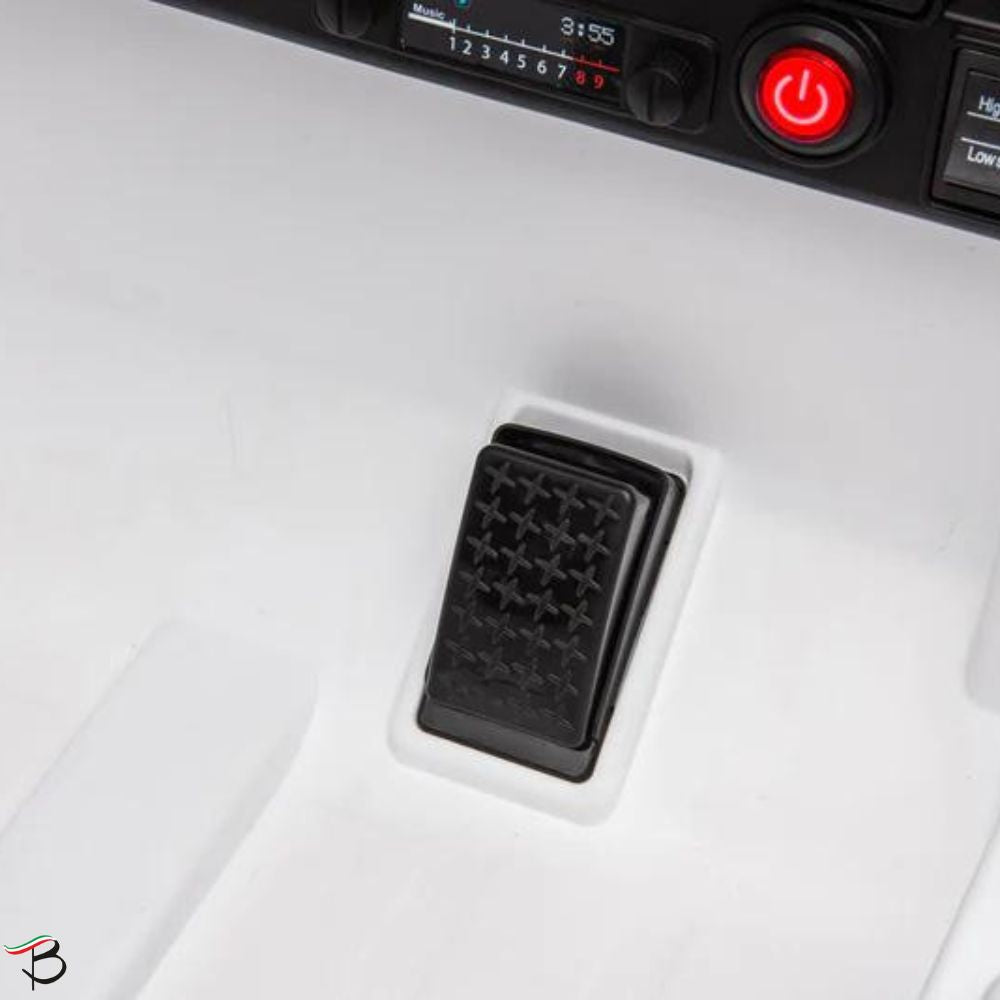 Tecnobike Shop Auto Macchina Elettrica per Bambini Toyota Fj Cruiser Ride-on 12V-Bianco