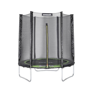 Trampolino 180cm con rete di protezione, verde