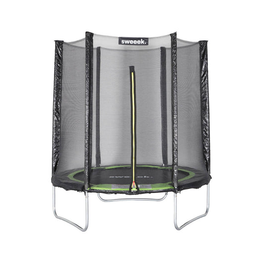 Trampolino 180cm con rete di protezione, verde
