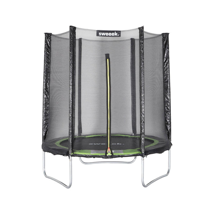 Trampolino 180cm con rete di protezione, verde