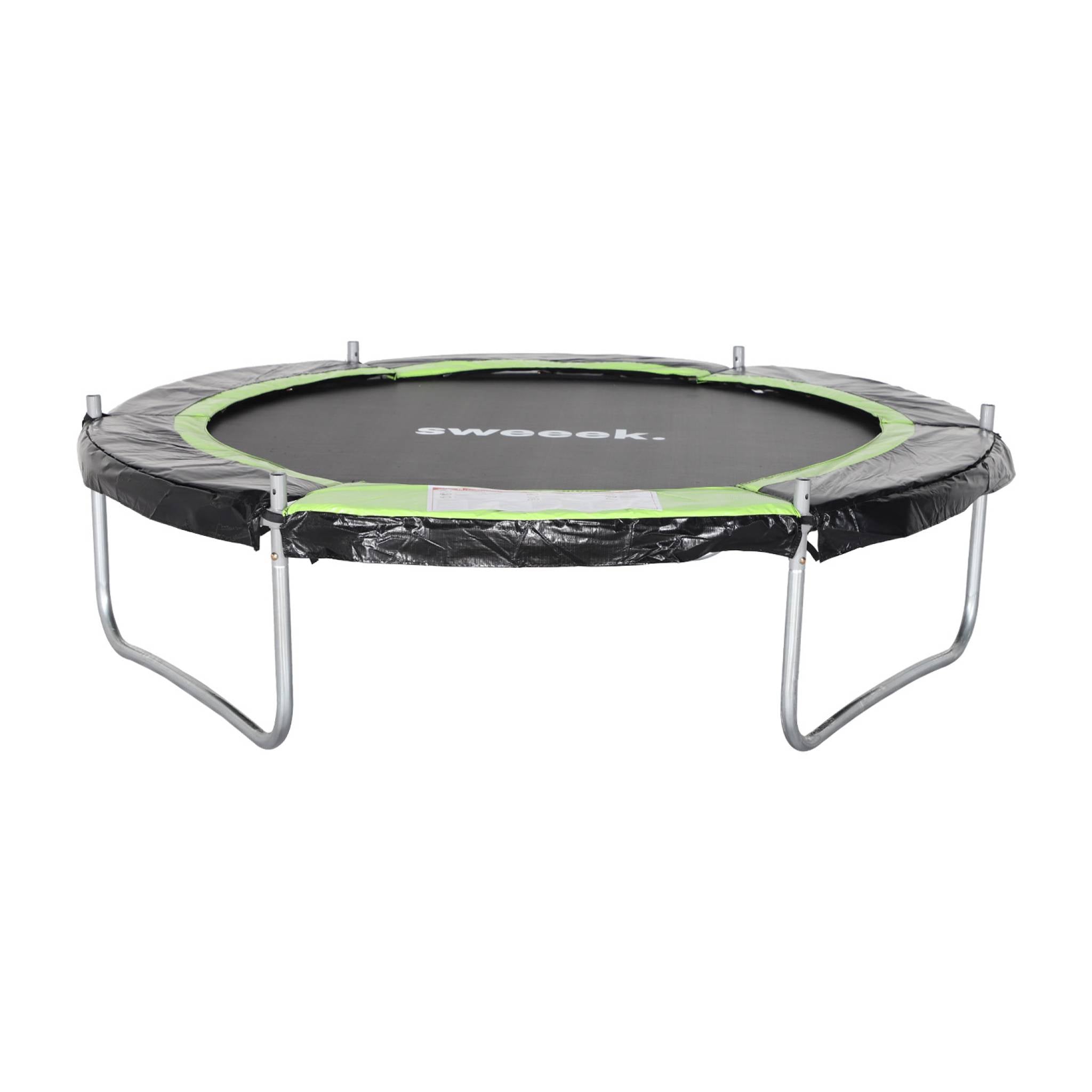 Trampolino 180cm con rete di protezione, verde