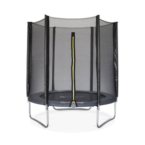 Trampolino 180cm con rete di protezione, grigio