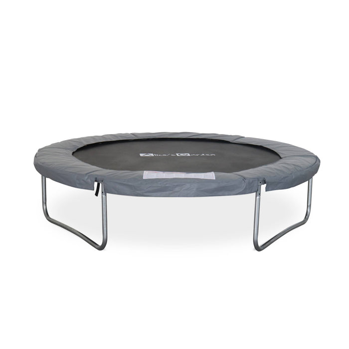 Trampolino 180cm con rete di protezione, grigio
