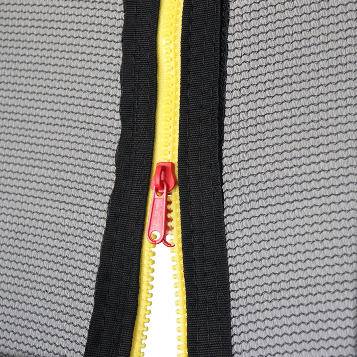 Trampolino 180cm con rete di protezione, grigio