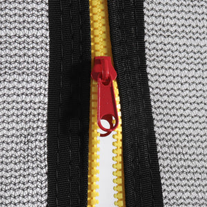 Trampolino 305cm rotondo con rete di protezione interna, grigio