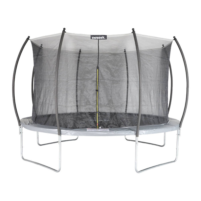 Trampolino 370cm rete interna, grigio