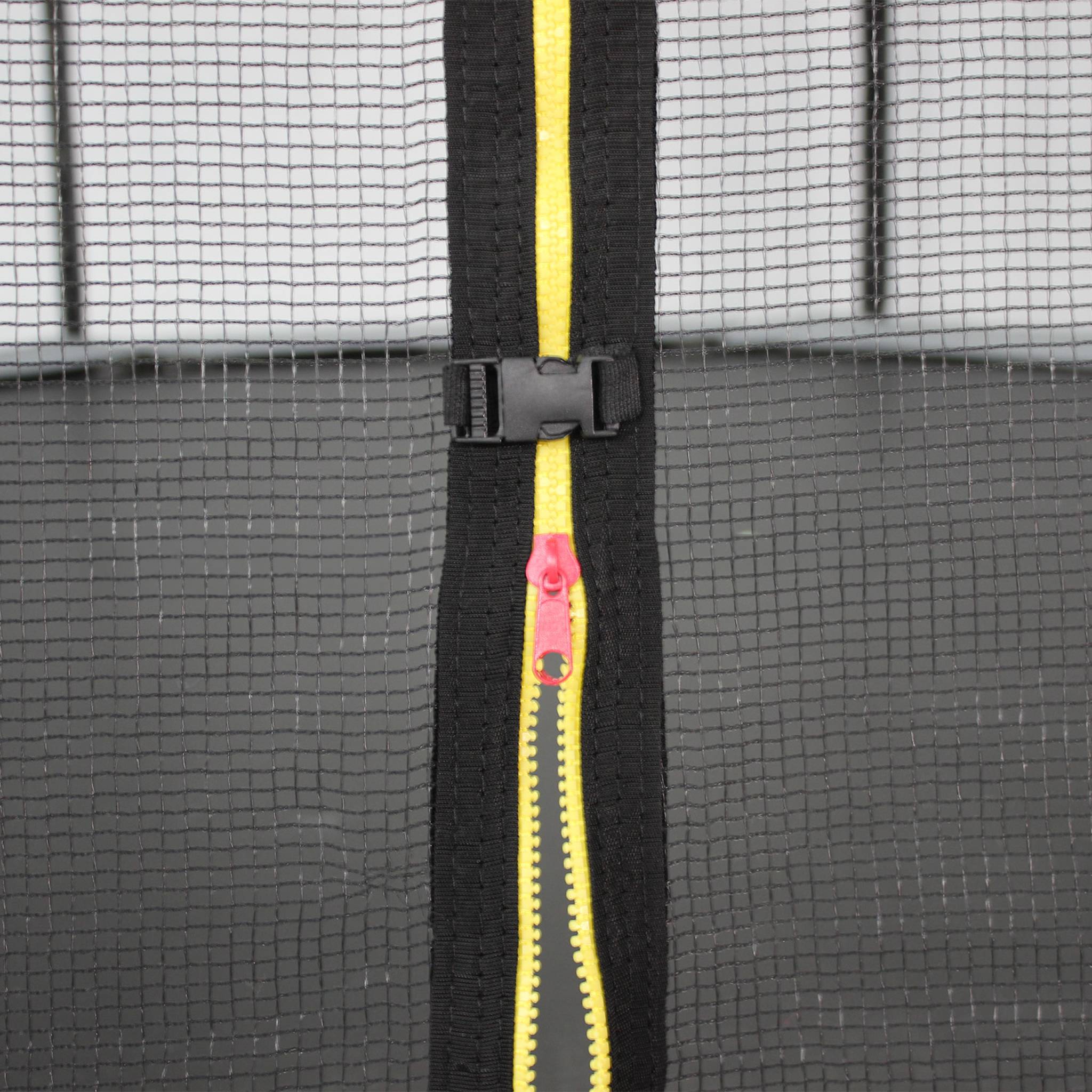 Trampolino 430cm rete di protezione, grigio