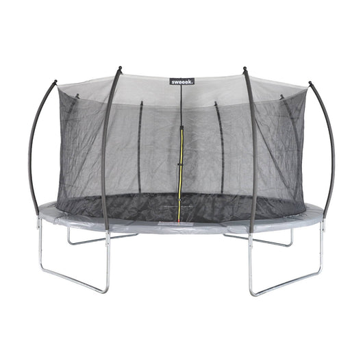 Trampolino 430cm rete interna, grigio
