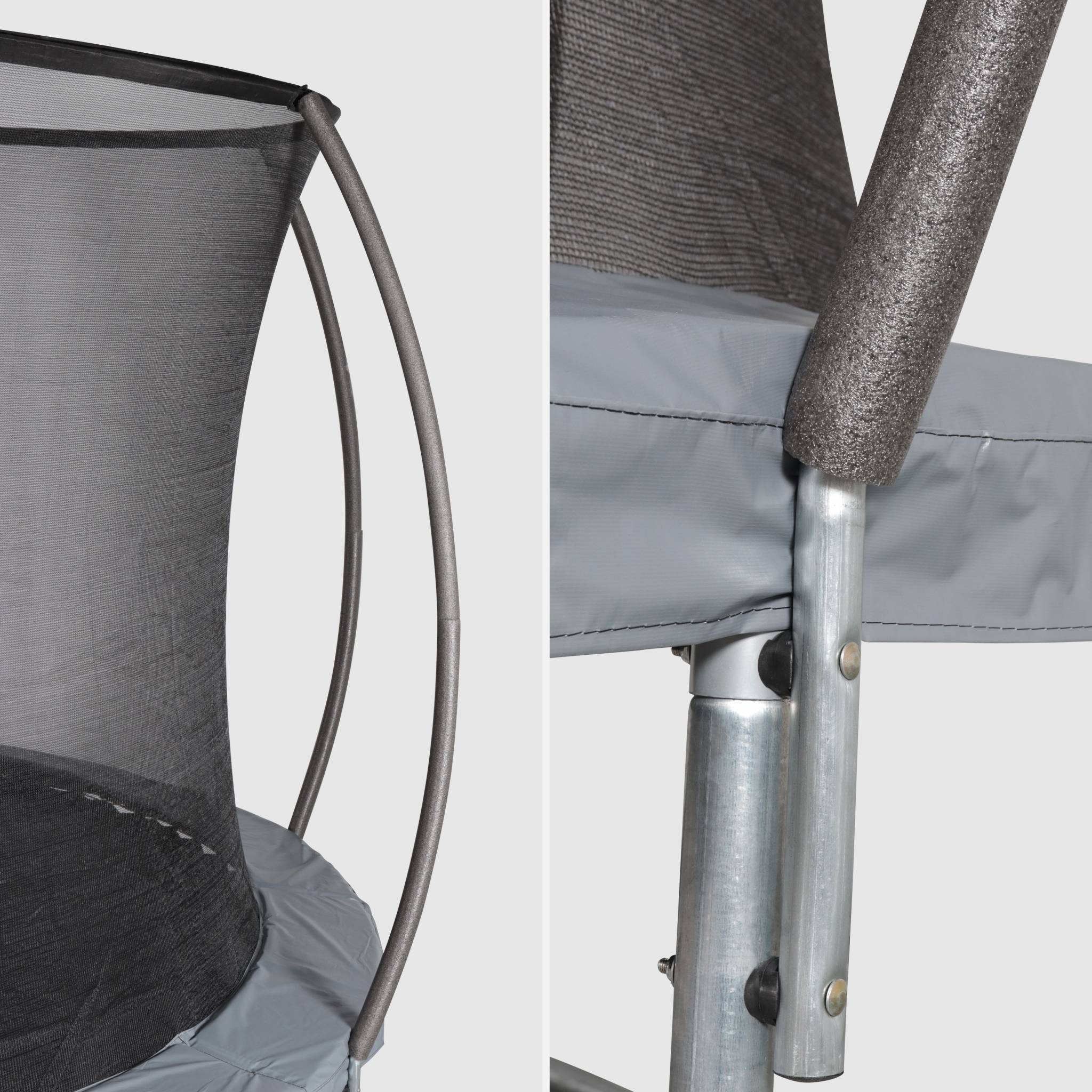 Trampolino rete interna 490cm, grigio