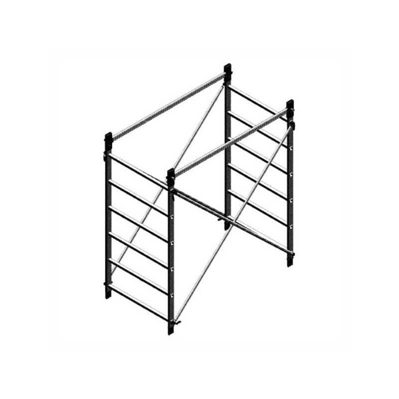 Trabattello Alluminio Alumito Alzata h 180 Facal