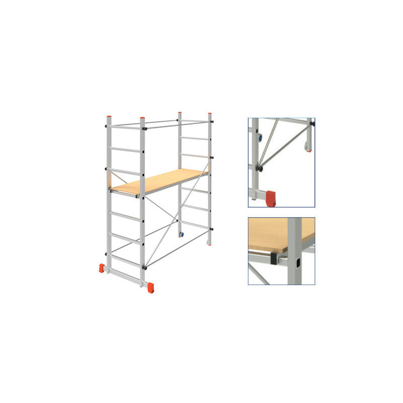 Trabattello alluminio Step Up Labor H210 – Area lavoro 3 m