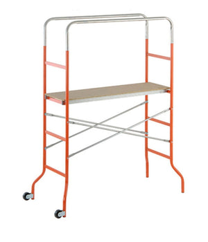 Trabattello Mini Con Pianale In Legno Altezza Massima 3,37 M Gierre Kreo Mini         