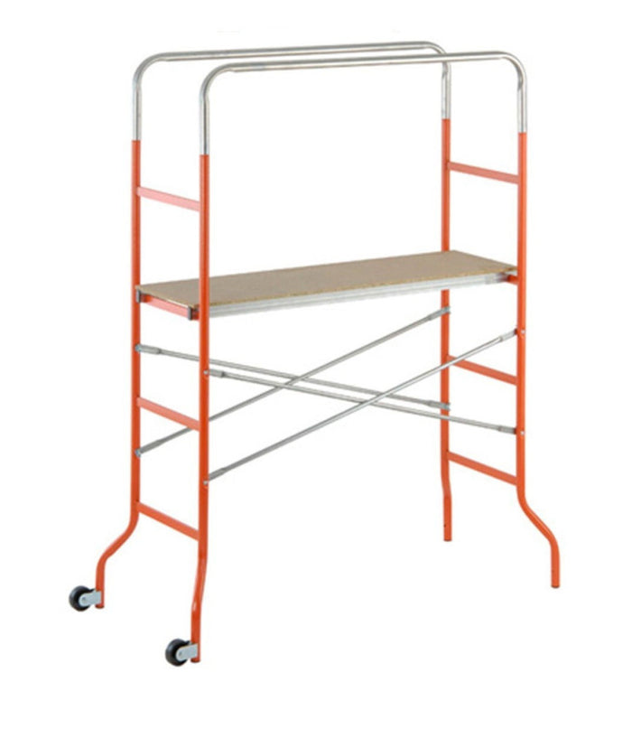 Trabattello Mini Con Pianale In Legno Altezza Massima 3,37 M Gierre Kreo Mini         