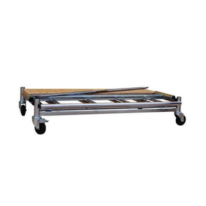 Trabattello TRIS  base 130x80  altezza di lavoro mt 3,20