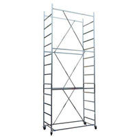 Trabattello maxi tris h. 5.10 Mt. Lavoro Con piano con botola