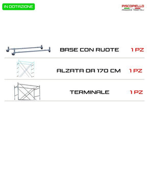 Trabattello REAL h.mt 3,70 Lavoro