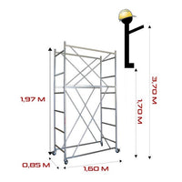 Trabattello REAL h.mt 3,70 Lavoro