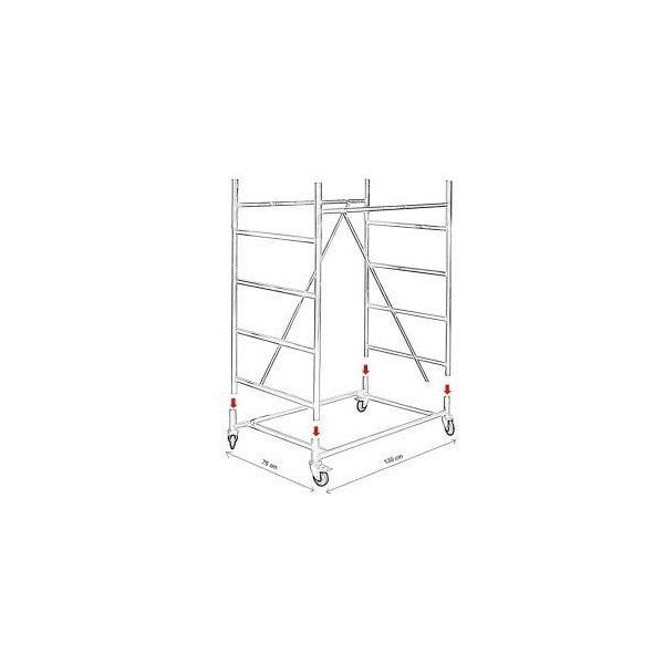 Trabattello tris h. 3.8 Mt. Lavoro