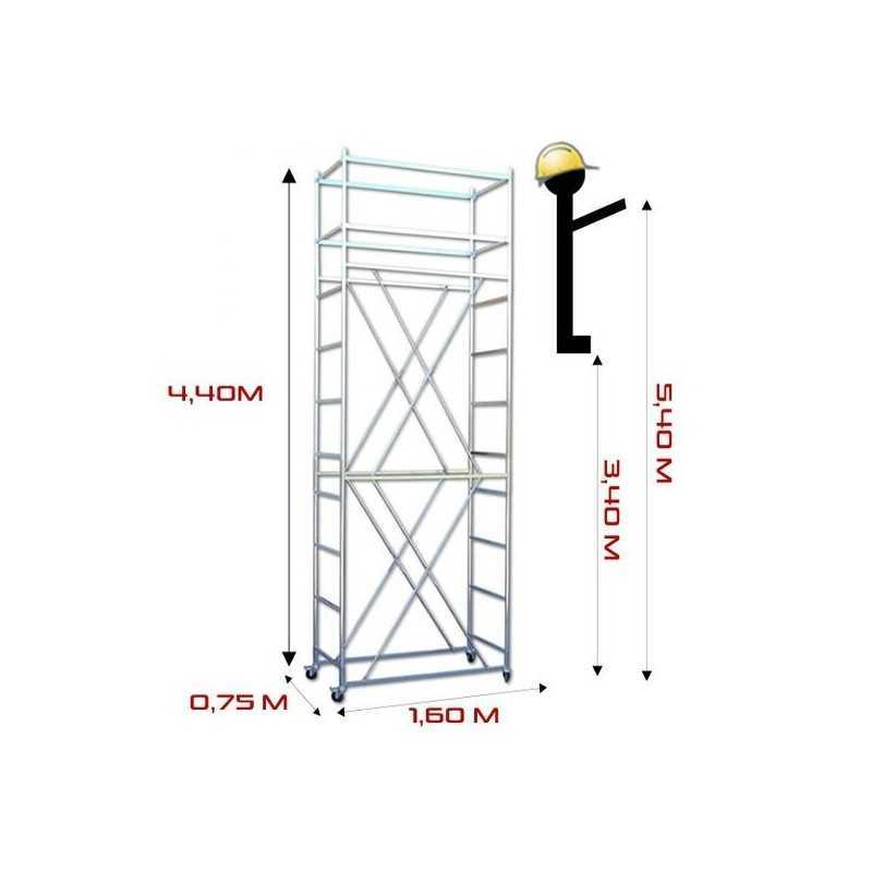 Trabattello REAL h.mt 4,50 Lavoro